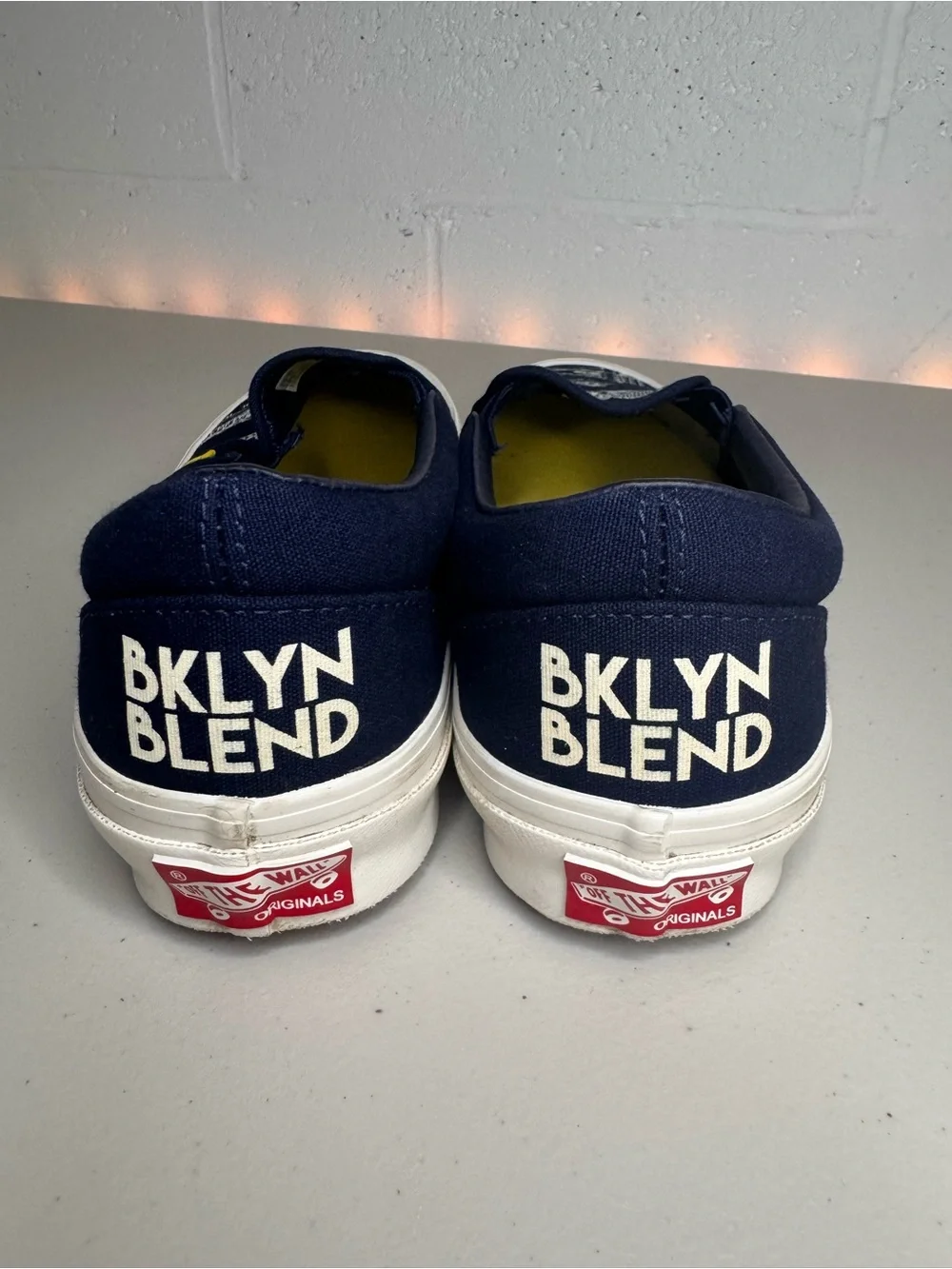 Vans x BKLYN BLEND Love Thy Community Slip On Shoes Men’s 7 EU 39 Navy